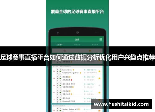 足球赛事直播平台如何通过数据分析优化用户兴趣点推荐